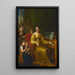 Self-portrait with family - Jan Antoni Blank — framed artwork on a wall