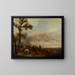 Battle Scene - Jan Asselijn — framed artwork on a wall