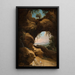 Landscape with View through the Cave - Jan Asselijn — framed artwork on a wall