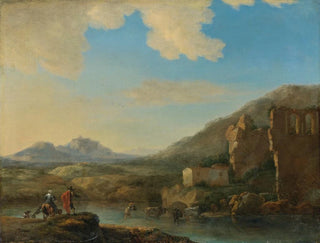 Mountain Landscape Painting - Jan Asselijn — artwork view