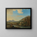 Mountain Landscape Painting - Jan Asselijn — framed artwork on a wall