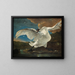 The Threatened Swan - Jan Asselijn — framed artwork on a wall