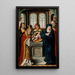 The Circumcision of Christ - Jan Baegert — framed artwork on a wall