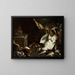 Nature morte avec des champignons - Jan Baptist Bouttats — framed artwork on a wall