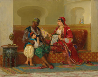 Learn to read - Jan Baptist Huysmans — artwork view