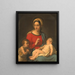Madonna - Jan Baptist Lodewijk Maes — framed artwork on a wall