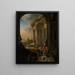 Après la chasse - Jan Baptist Weenix — framed artwork on a wall