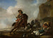 Battle at the Foot of the Mountain - Jan Baptist Weenix — artwork view