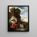 La bergère endormie - Jan Baptist Weenix — framed artwork on a wall