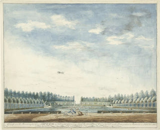 The House Garden Offem near Noordwijk - Jan Baptist van Eeckhout — artwork view