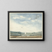 The House Garden Offem near Noordwijk - Jan Baptist van Eeckhout — framed artwork on a wall