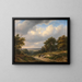 Landscape in the Ardennes - Jan Baptiste de Jonghe — framed artwork on a wall