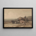Bœufs au repos - Jan Bedijs Tom — framed artwork on a wall