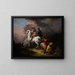 Battle scene - Jan Bogumił Plersch — framed artwork on a wall