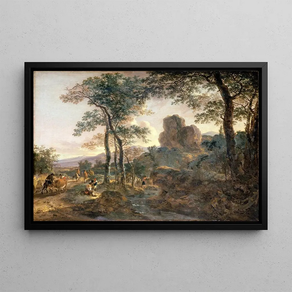 Mountain Path - Jan Both — framed artwork on a wall
