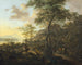 A sunset landscape in the Italian style - Jan Both — artwork view