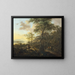 A sunset landscape in the Italian style - Jan Both — framed artwork on a wall