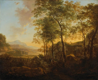 Hill wooded with view - Jan Both — artwork view