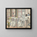 La visite dans une maison européenne à Batavia - Jan Brandes — framed artwork on a wall
