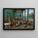 Allegory of Tulip Mania - Jan Brueghel the Younger — framed artwork on a wall