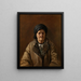 Portrait of the Belarusian owner Potiralovskaia - Jan Chrucki — framed artwork on a wall