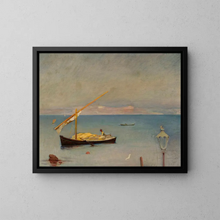 Au Bosphore - Jan Cybis — framed artwork on a wall