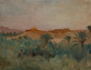 Biskra, the palms of the sirocco - Jan Cybis — artwork view