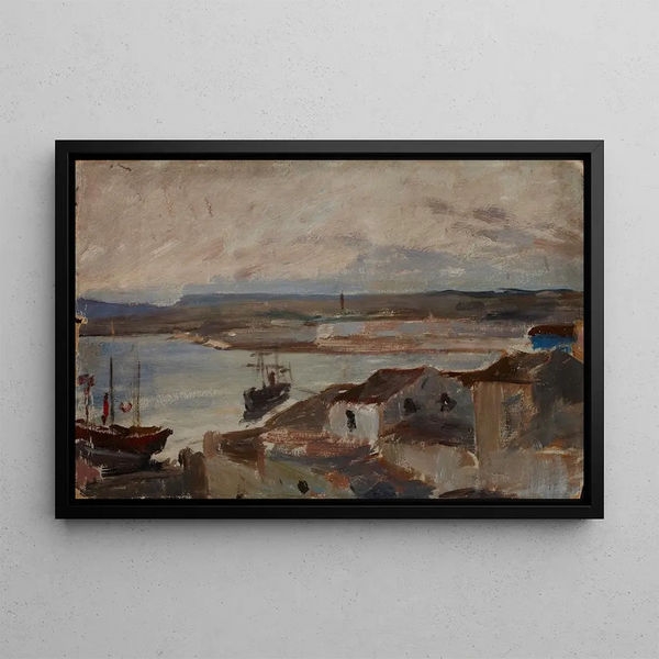 Catane in Sicily, the Italy cycle - Jan Cybis — framed artwork on a wall