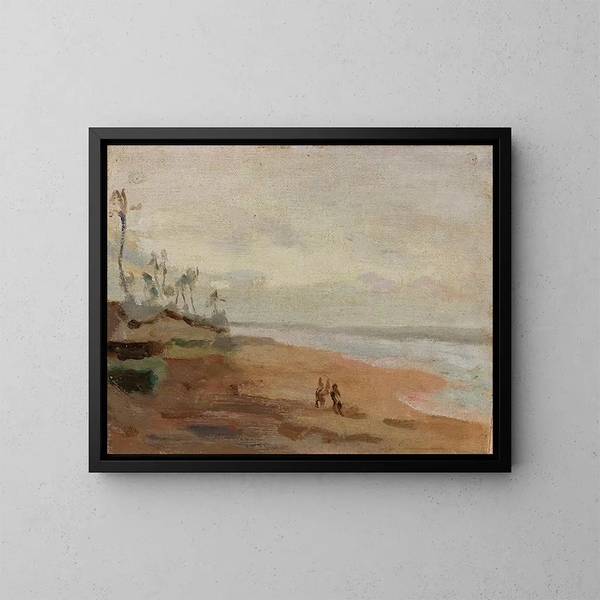 Ceylan Colombo, from the journey to India - Jan Cybis — framed artwork on a wall