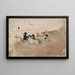 Goats of Corfu from the Greece trip - Jan Cybis — framed artwork on a wall