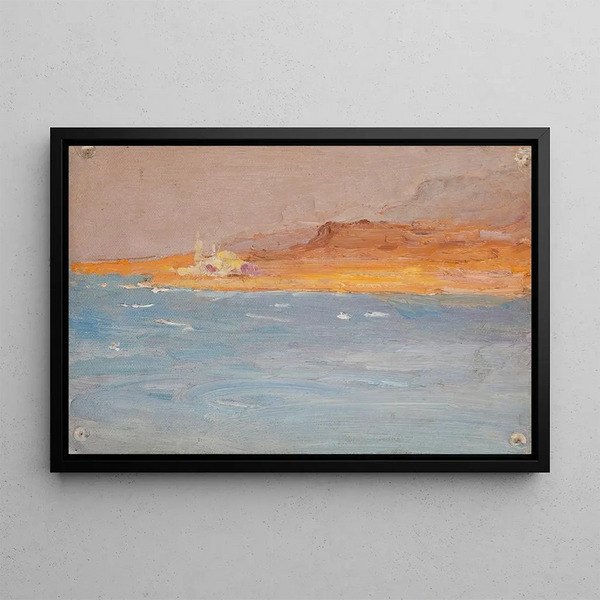 Crete - Jan Cybis — framed artwork on a wall