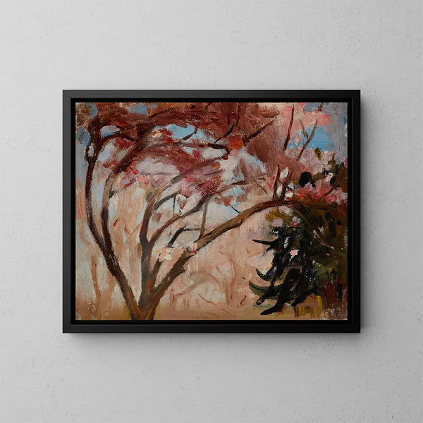 Crimée Magnolia Painting - Jan Cybis — framed artwork on a wall