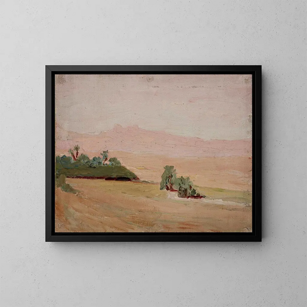 Desert - Jan Cybis — framed artwork on a wall