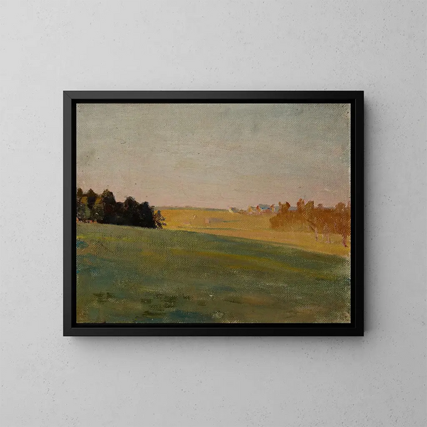 Evening - Jan Cybis — framed artwork on a wall