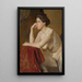Study of a Female Model - Jan Cybis — framed artwork on a wall