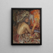 Fire - Jan Cybis — framed artwork on a wall
