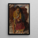 Daughter of the Voyage in Crimea - Jan Cybis — framed artwork on a wall
