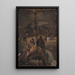 Golgotha - Jan Cybis — framed artwork on a wall