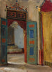 Interior painting of the khans' palace in Bakhchisaray from the Crimean journey - Jan Cybis — artwork view