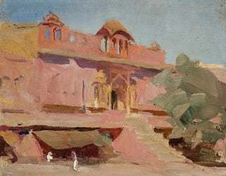 Buildings of Jaipur during the trip to India - Jan Cybis — artwork view