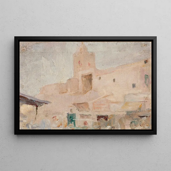 Kairouan Painting - Jan Cybis — framed artwork on a wall