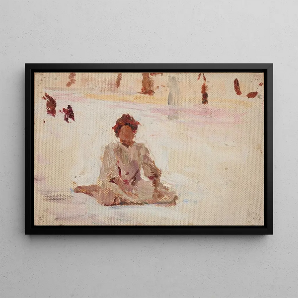 Kairouan An Arab - Jan Cybis — framed artwork on a wall