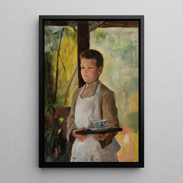 Petit cuisinier - Jan Cybis — framed artwork on a wall