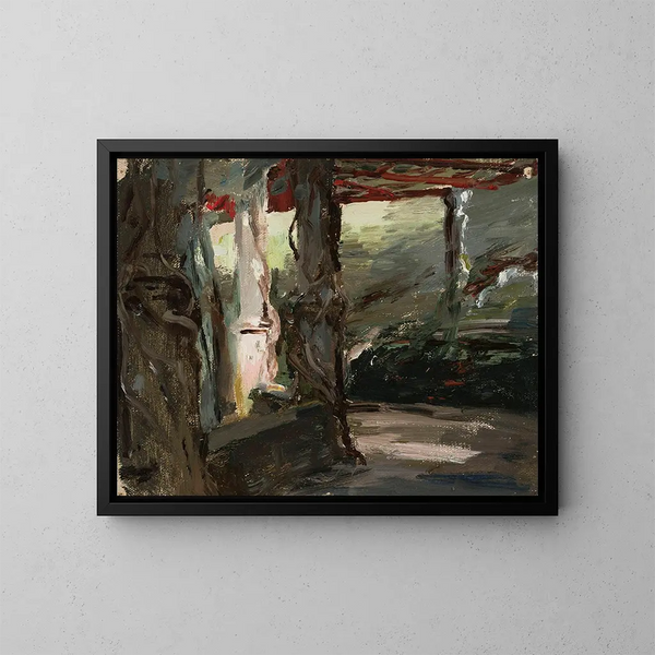 Motif de Miramar du voyage en Grèce - Jan Cybis — framed artwork on a wall