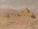 Monument sur la tombe kirghize dans la steppe. De la voyage à Turkestan. - Jan Cybis — artwork view
