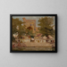 Mosquée ancienne de Boukhara au bord du lac - Jan Cybis — framed artwork on a wall