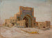 Mosque Persian ancient of the journey in Turkestan - Jan Cybis — artwork view