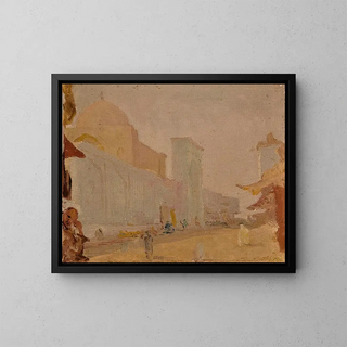 Vieux Tachkent, du voyage en Turkestan - Jan Cybis — framed artwork on a wall