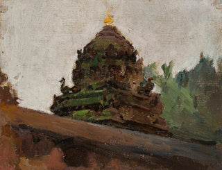 Old Temple in Madras - Jan Cybis — artwork view