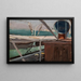 on the Odessa Ship Fliegende Hollender from the Palestine Voyage - Jan Cybis — framed artwork on a wall